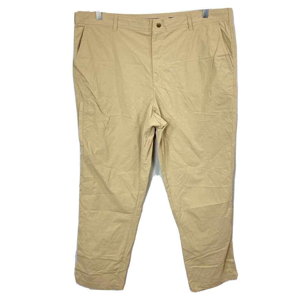 Coolibar Pants Mens Sz 40‎ Beige Canvas UPF 50 Outdoor Lightweight Chino Pockets